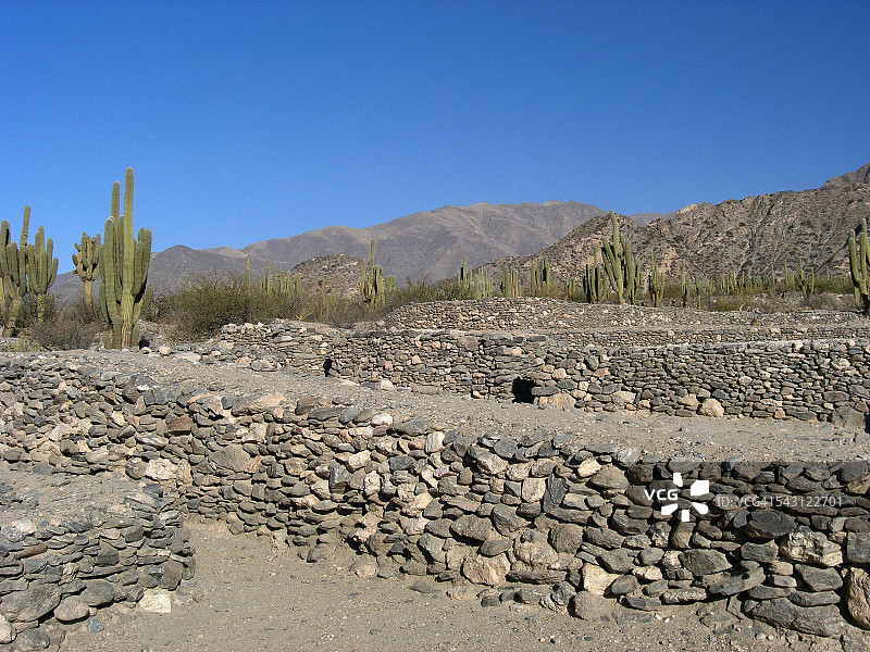 阿根廷基尔梅斯遗址考古图片素材