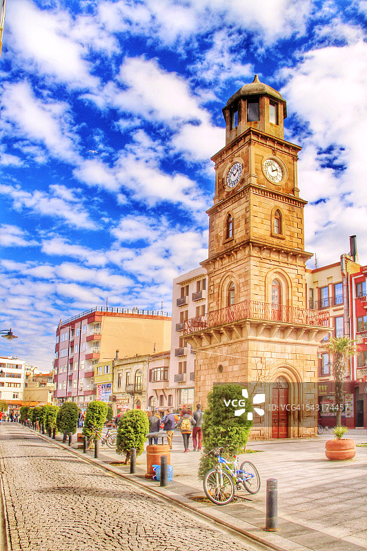 恰纳卡莱钟楼图片素材