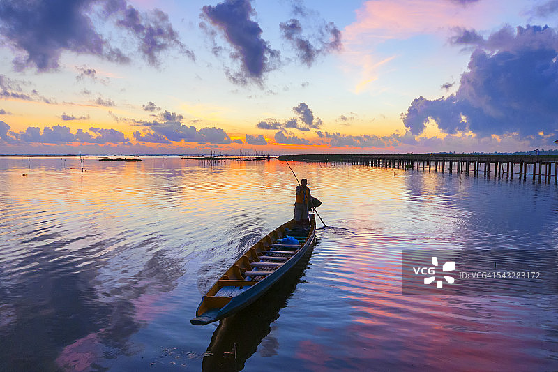 帕塔卢Talay Noi日出图片素材