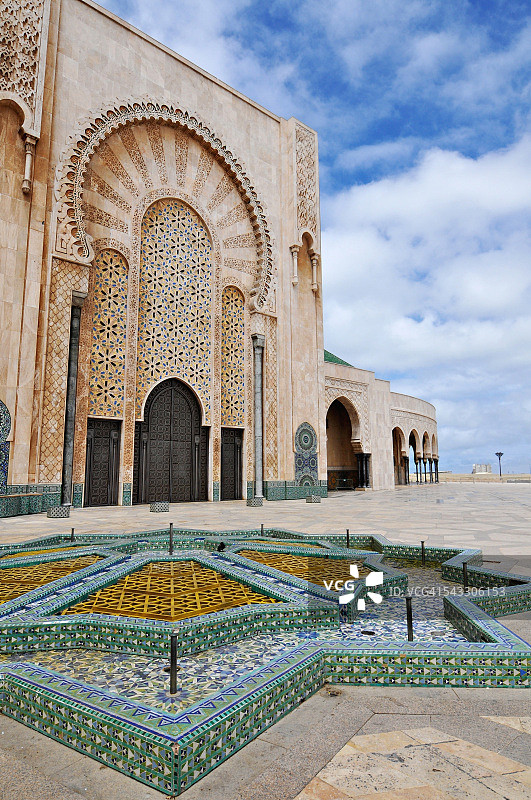 卡萨布兰卡哈桑二世清真寺图片素材