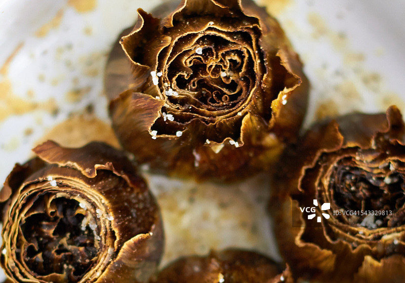 烤洋蓟图片素材