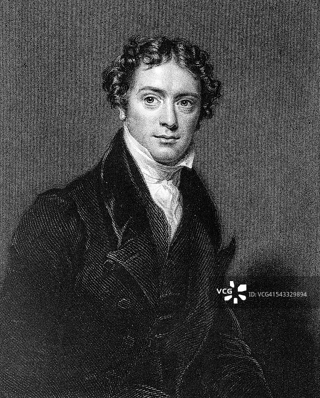 英国科学家迈克尔·法拉第图片素材