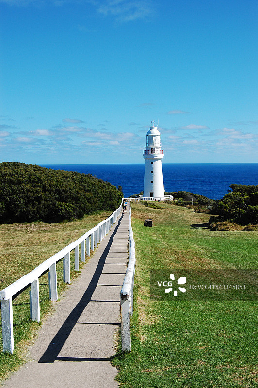 澳大利亚维多利亚州大洋路奥特威角灯塔图片素材