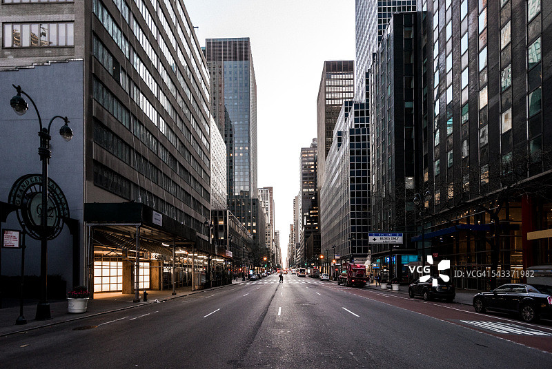 曼哈顿街道图片素材