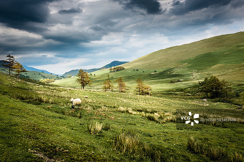 坎布里亚郡新lands山谷图片素材