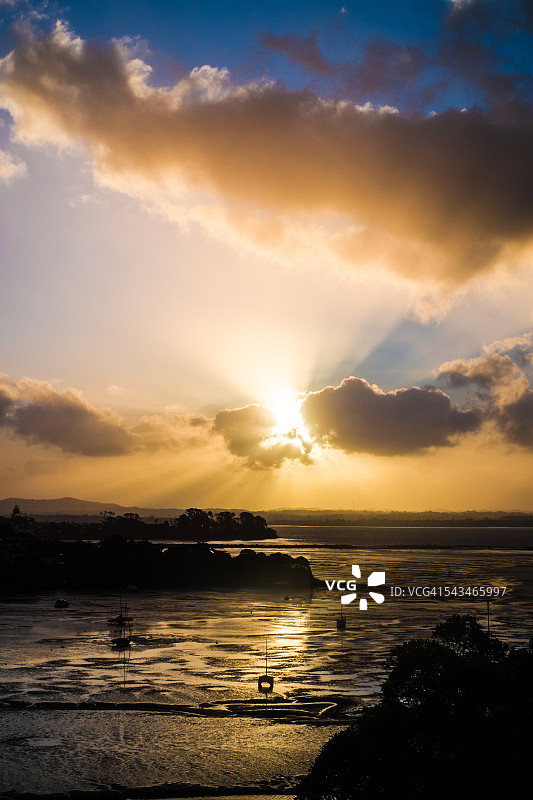 考克斯湾的日落图片素材