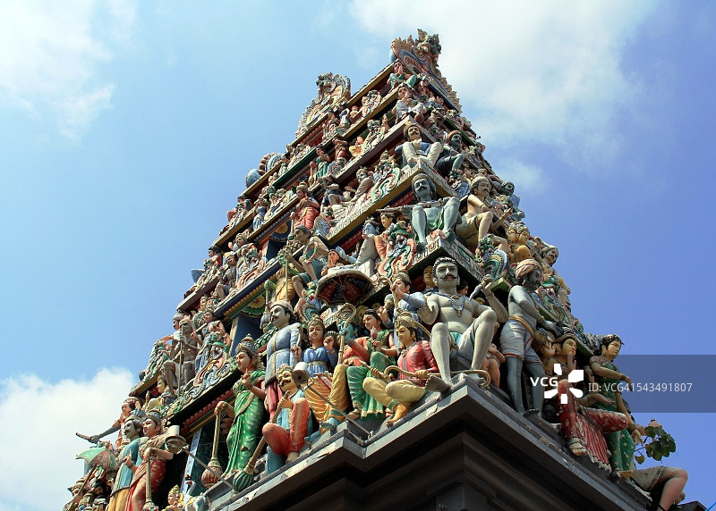 斯里玛丽安曼兴都庙图片素材