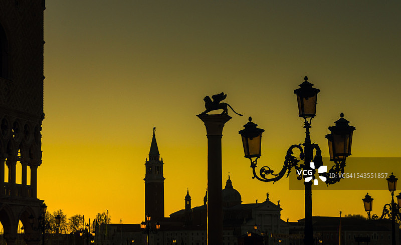 威尼斯的黎明图片素材