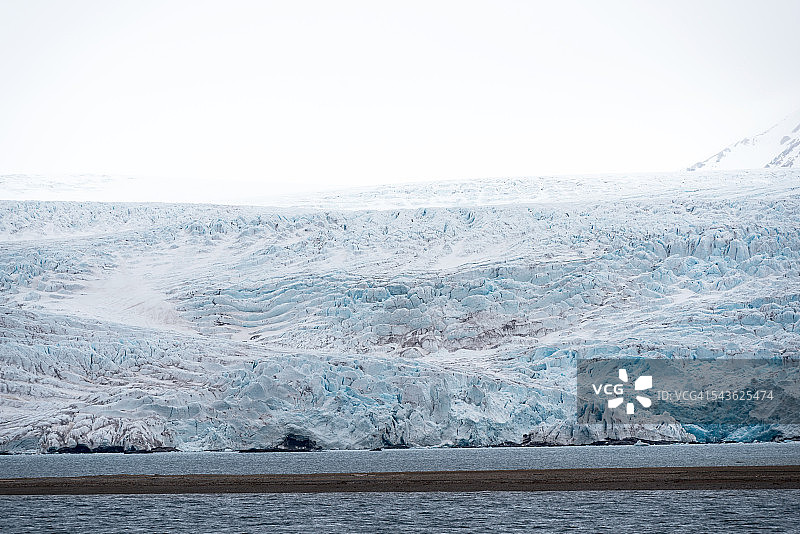 斯瓦尔巴群岛诺登舍尔德冰川图片素材