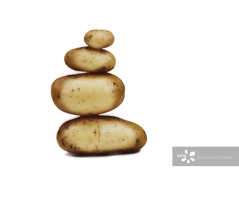 马铃薯石堆图片素材