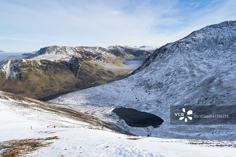 坎布里亚郡巴特米尔布莱伯里潭图片素材