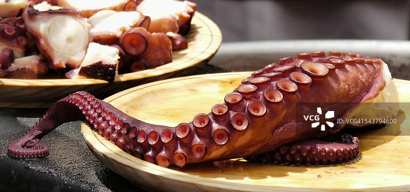 加利西亚风味章鱼图片素材