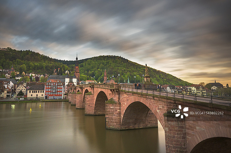 海德堡古桥图片素材