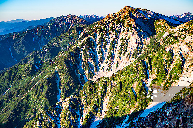 白马岳山，早安图片素材