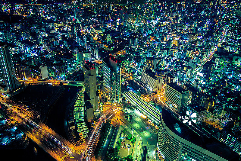 横滨城市夜景图片素材