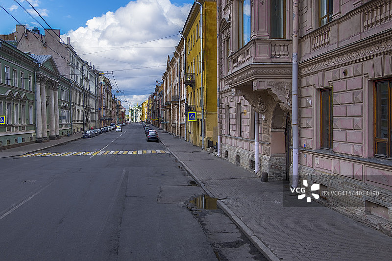 俄罗斯圣彼得堡涅瓦大街图片素材