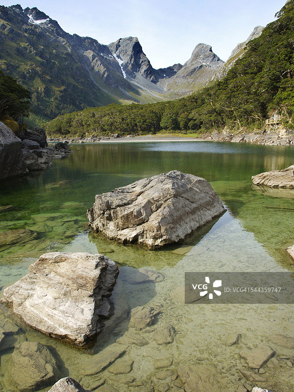 路特本步道湖光景色，第二天图片素材