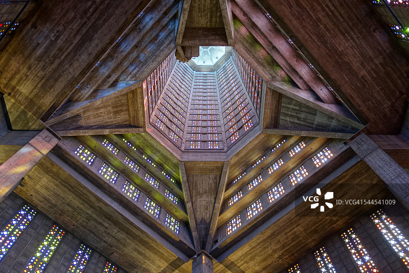 法国勒阿弗尔圣约瑟夫教堂图片素材