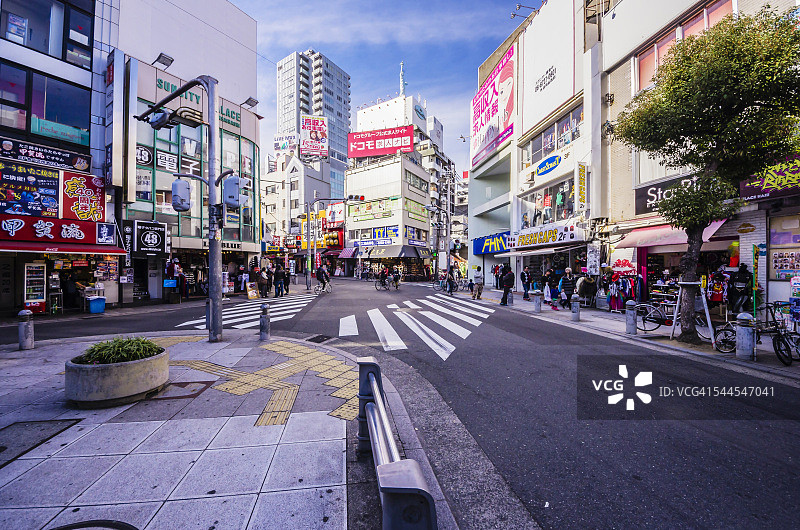 日本大阪心斋桥商业街景图片素材