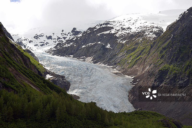 熊冰川的消融图片素材