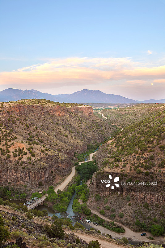 约翰邓恩大桥，新墨西哥州陶斯县图片素材