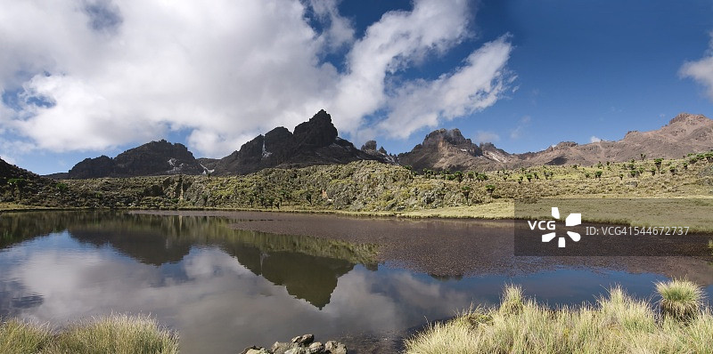 肯尼亚山国家公园全景图片素材