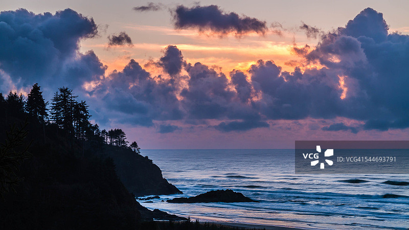 迪萨波因特角日落图片素材