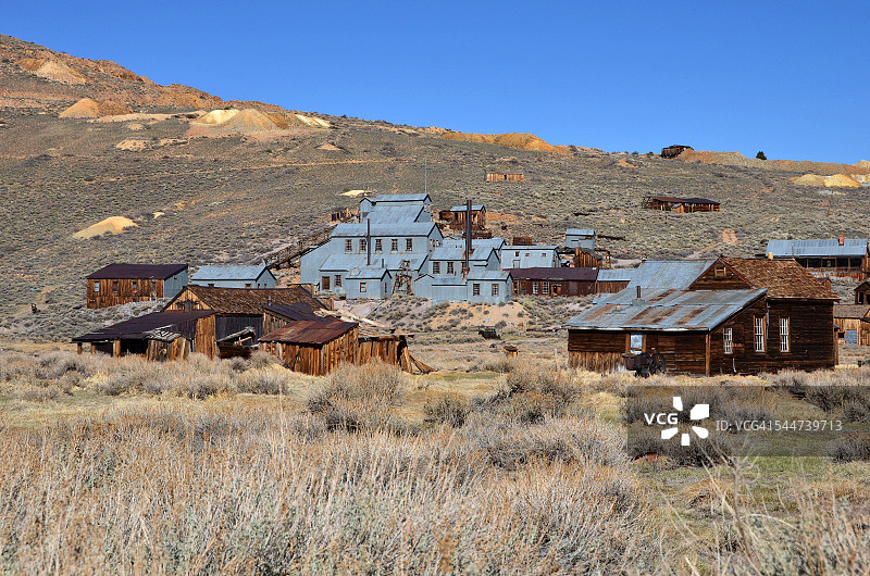 加州博迪镇鬼镇图片素材