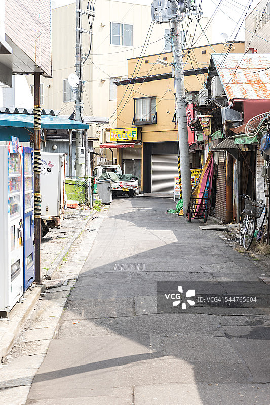 日本北海道函馆鱼市的早晨图片素材