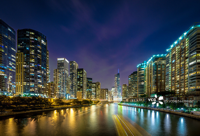 芝加哥河图片素材