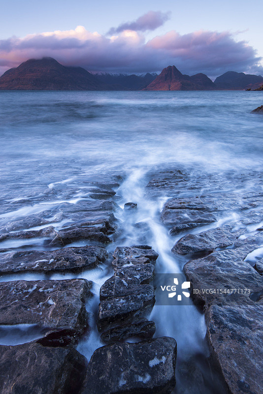 苏格兰斯凯岛艾高海滩图片素材