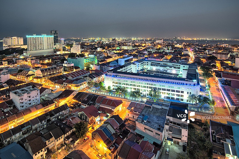 乔治城的迷人夜景图片素材