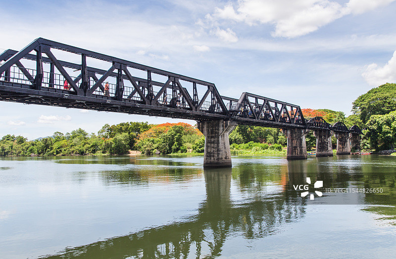 泰国北碧府桂河小桂河大桥图片素材
