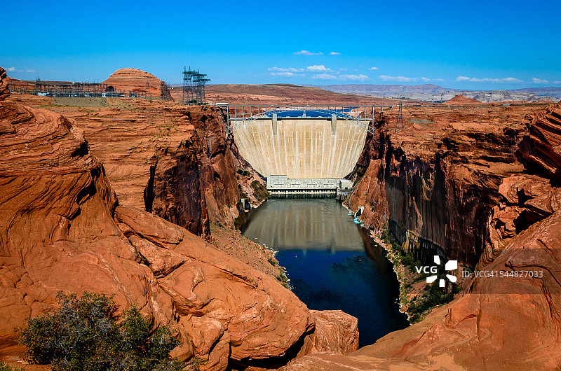 格伦峡谷大坝图片素材