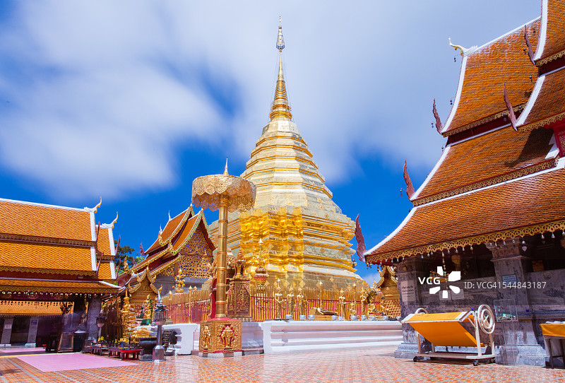 清迈素贴山寺图片素材