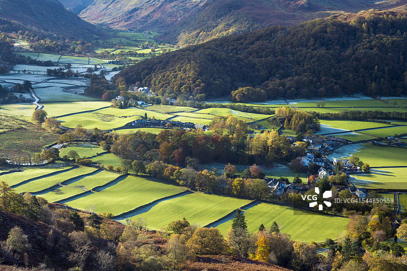 罗斯思韦特，博罗代尔，坎布里亚图片素材