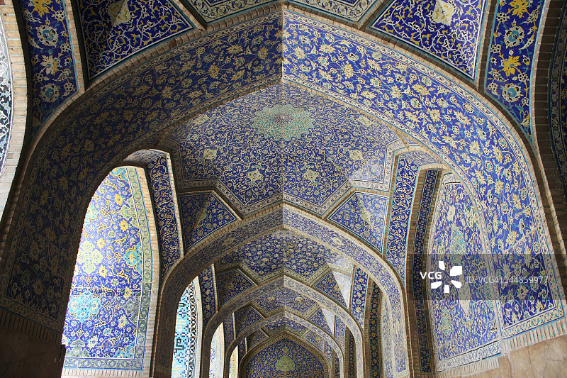 沙阿清真寺 - 伊斯法罕 - 伊朗图片素材