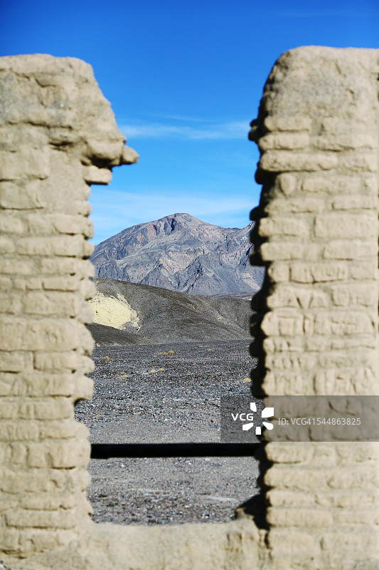 死亡谷的和谐硼砂工厂图片素材