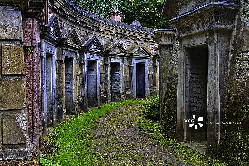 英国伦敦海格特公墓图片素材