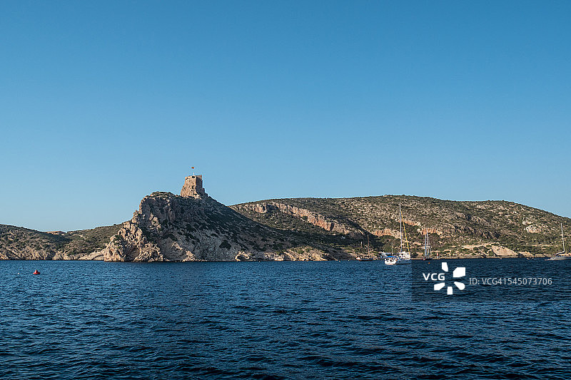 城堡与卡夫雷拉岛图片素材
