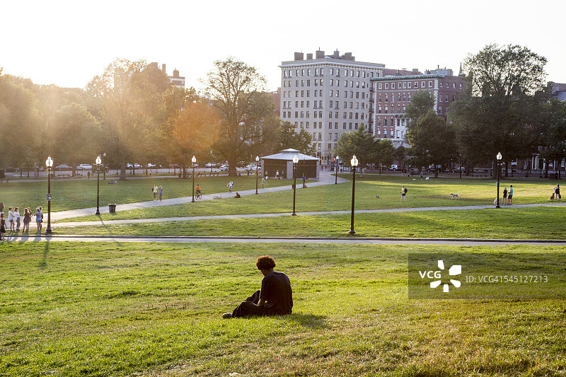 波士顿公园和公共花园图片素材