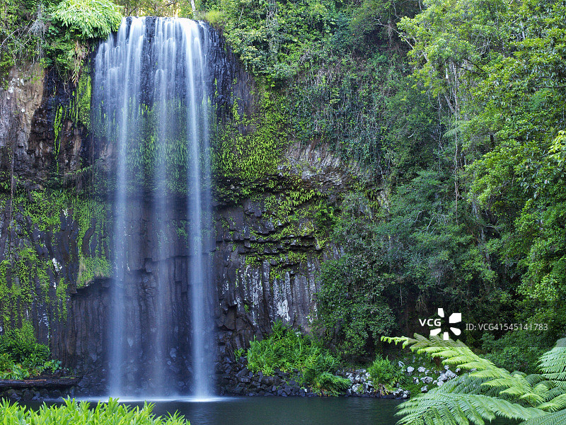 阿瑟顿高原米拉米拉瀑布图片素材