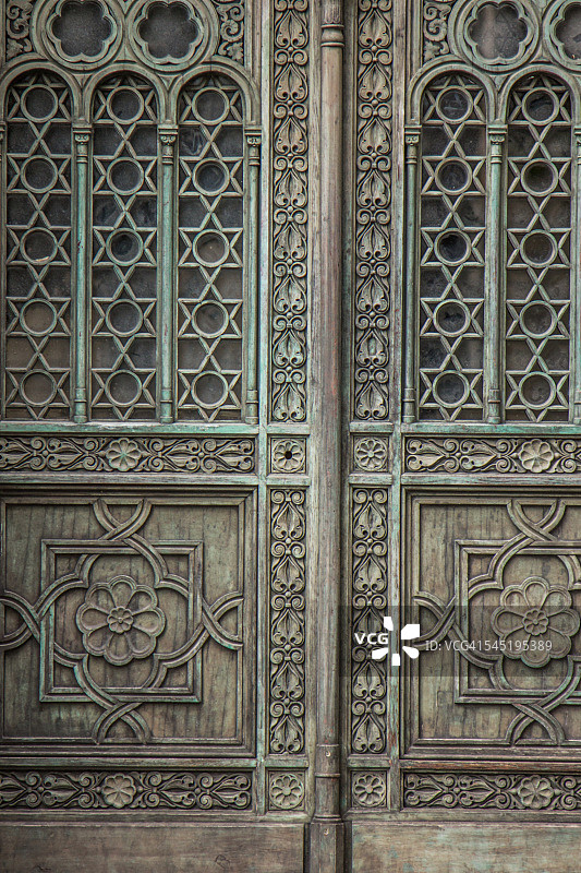 柏林新犹太教堂入口抽象图片素材