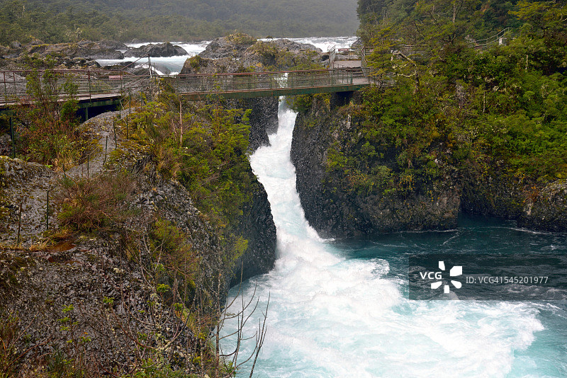 彼得罗韦瀑布图片素材