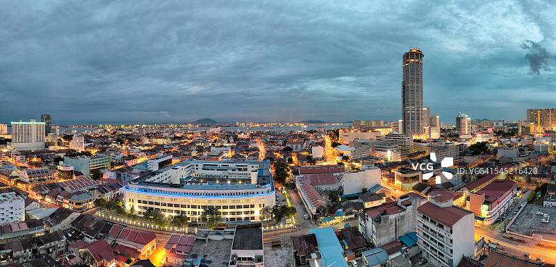 乔治城城市景观全景图片素材