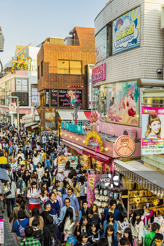 原宿竹下通商业街图片素材
