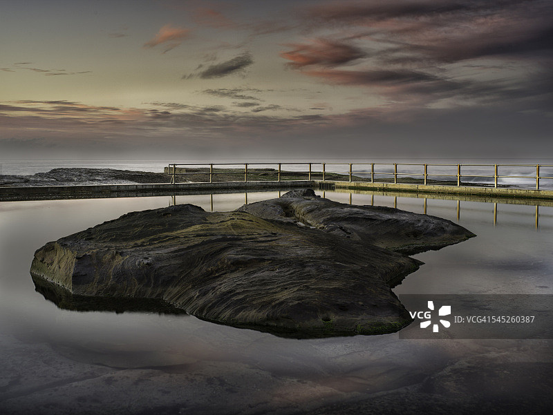 北库尔库尔岩石池图片素材