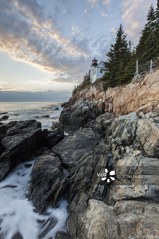 贝斯港灯塔图片素材