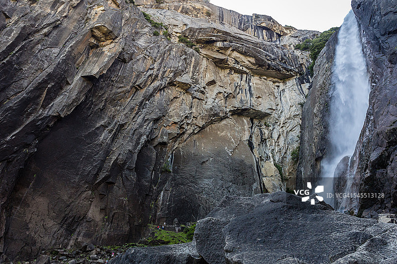 优胜美地瀑布图片素材