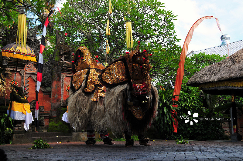巴厘岛表演中的恶魔图片素材